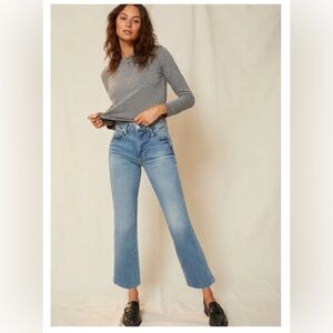 AMO High Rise Kick Crop Topanga Size 27